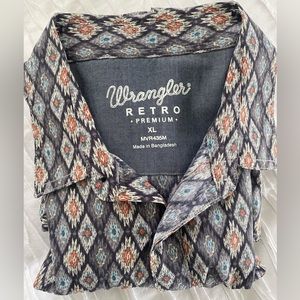 Wrangler retro men’s western long sleeve shirt